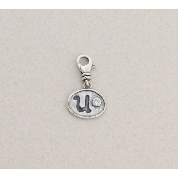 Sterling Silver Initial U Letter Charm Silpada - Picture 3 of 4
